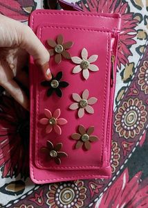 Pink Floral Wallet