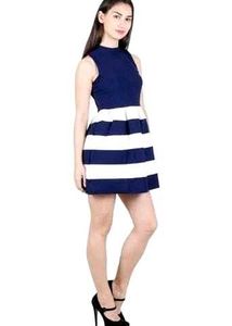 Cute Striped Skater Dress