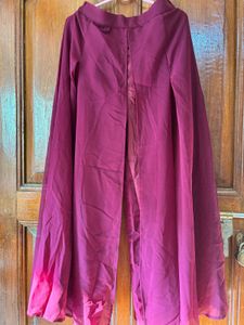Bright Marron Colour Dress For Girls