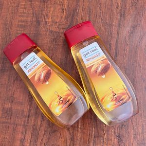 Get Real Almond Hair Oil (2 Bottles)