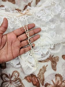 White Lace Stone Panty