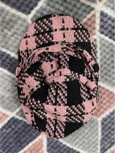Plaid Beret Cap