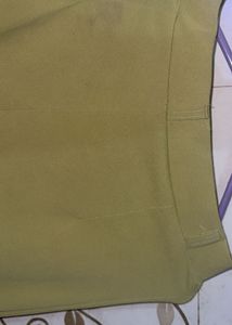 Olive Green Wide Leg Pants