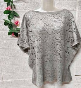 🎁Buy 2 Get 1 Free 🎁Silver Knit Top