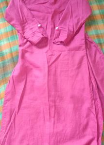Pink Embroidered Kurta Set