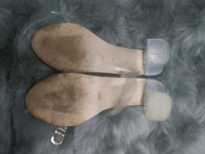 Transparent Block Heel