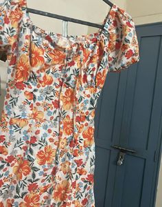 Floral Print Midi Dress