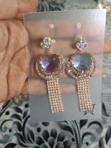 Heart Dangle Earrings