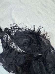 Black lace top