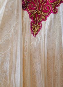 Elegant Stone Work Anarkali Dress