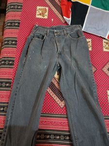 Relaxed Fit Grey Denim