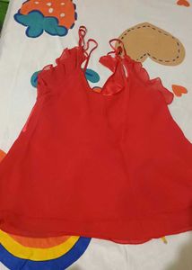 Red vintage top