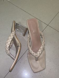 Braided Strap Heel Sandals