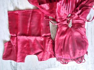 Party Wear Long Frock With Jacket ||look Like New || Only 2...or 3 Time Use