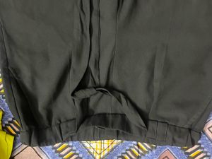Black Wide Leg Cropped Pants