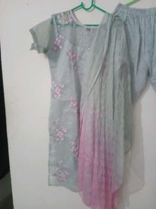 Elegant Embroidered Kurta Set