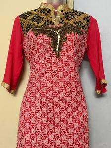 Pintrest Designer Elegant Pink Kurta