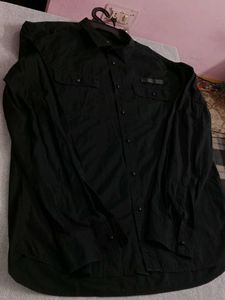 ARMANI EXCHANGE Mens Black Shirt