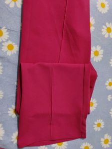 Pink Wide Leg Trousers