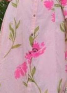 Floral Print Kurta Pant Set