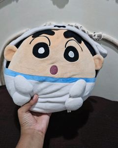 Crayon Shin-Chan Shiro Hood Kawaii Plush