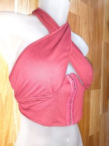 Pink Criss Cross Top 26oct10