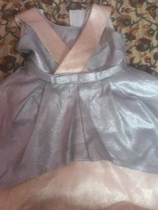 Sparkly Silver &amp; Pink Dress