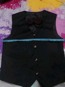 Boys Coat Pant With Jacket And Bow