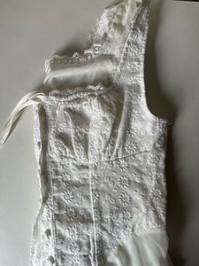 White Lace Cottagecore Tank Top