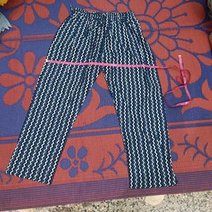 Zig-Zag Print Lounge Pants