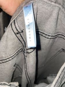 Unisex Ripped Flared Jeans