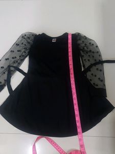 🥳Offer Only For Today Dress With Net Sleeve