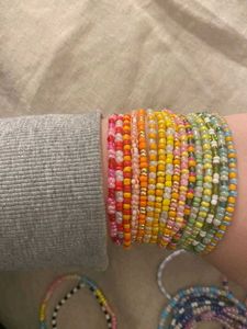 Colorful Beaded Bracelets🎊