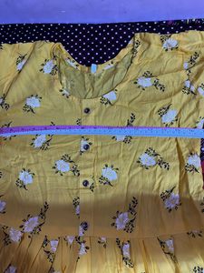 Floral Yellow Dress