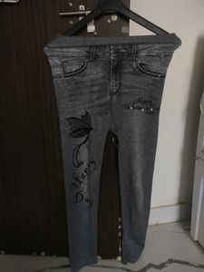 DENIM TIGHT FREE SIZE