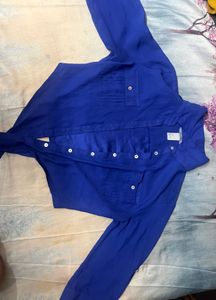 Blue Button-Down Shirt