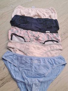 combo Of Five Imported Fabric cotton  panty