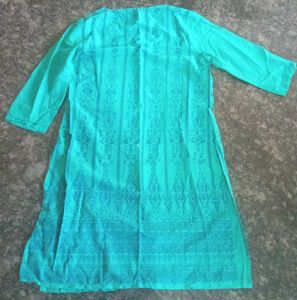 Elegant Rama Green Kurta