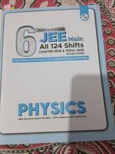 JEE Main Physics Solved Papers (2019-2024)