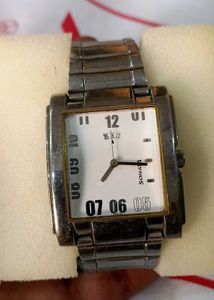 Sonata Men&#39;s Silver Watch