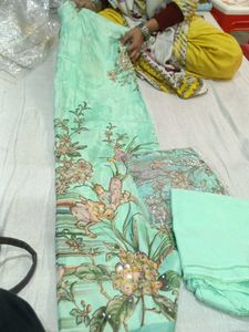 Elegant Mint Green Salwar Suit