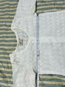 Pure Chikankari Kurti