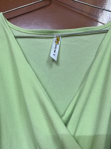 Pistachio Green Mini Dress