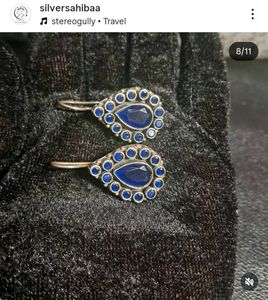 Gemstone Drop Earrings