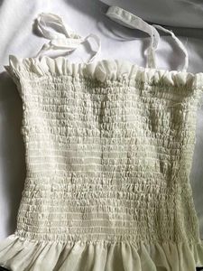 White Dress Knee Length