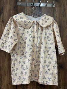 Floral Peter Pan Collar Blouse
