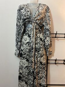 Trendy Black &amp; White Co-ord Set