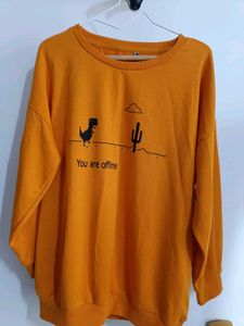 Orange Sweatshirt