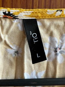 Yellow Floral Dress