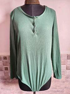 🎁Buy 1, Get 1 Free🎁XL/ 2XL Green Bodysuit Top